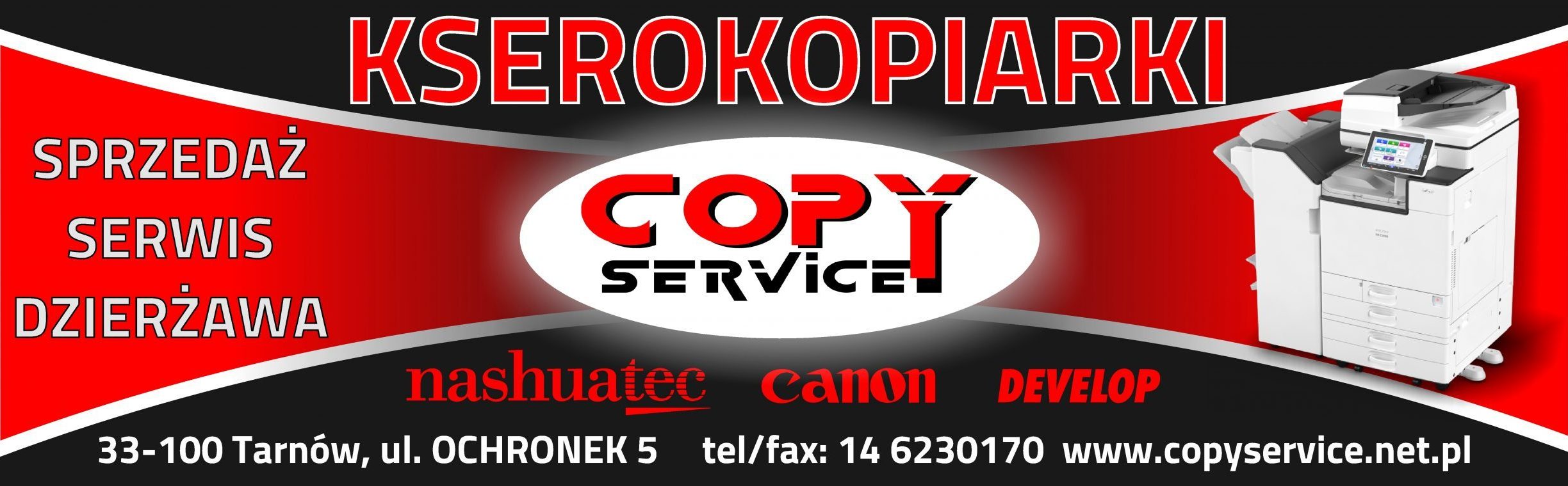 Copy Service – Kserokopiarki – Sprzedaż – Dzierżawa – Serwis